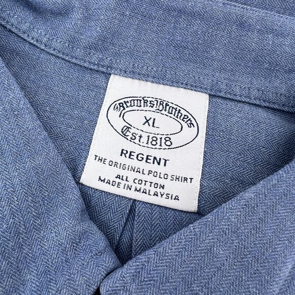 Brooks Brothers XL men's Regent dress shirt blue - Picture 2 of 8